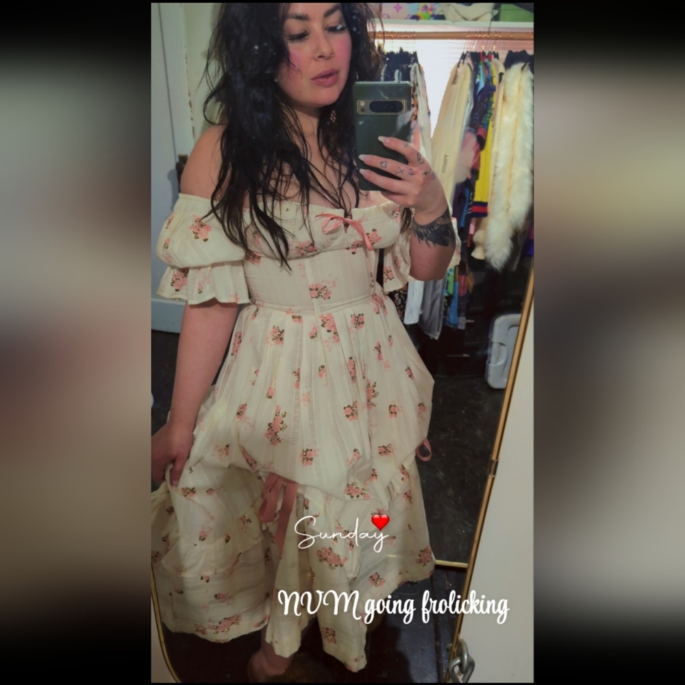 Floral Off-Shoulder Dress